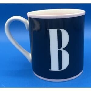Kate Spade New York "To The Letter" Monogram Letter "B" Porcelain Coffee Mug Cup